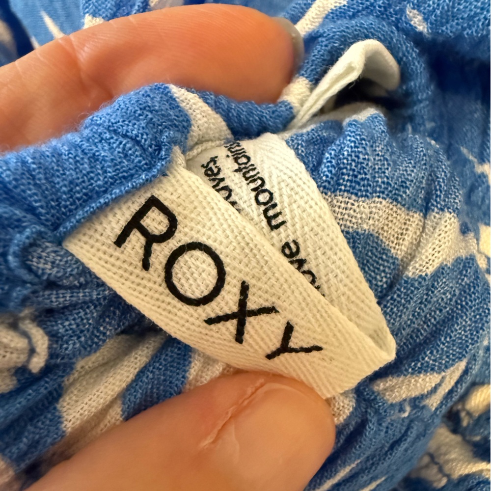 Roxy Hawaiian Tropical Print Swim Coverup Dress - Size Medium - Picture 9 of 11